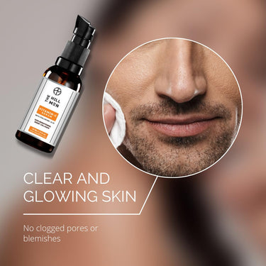 The Hillmen Vitamin C Unisex Face Serum for Daily Use Glowing Skin Sensitive Radiance Boost, Brightening Effect, Wrinkle Reduce Repair Sun Damage,chemical Free & Alcohol Free (90 Ml) Pack 0f 3